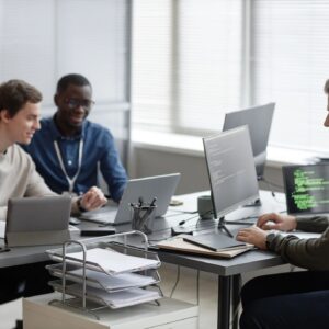 Programmers Working in Office of Cybersecurity Department