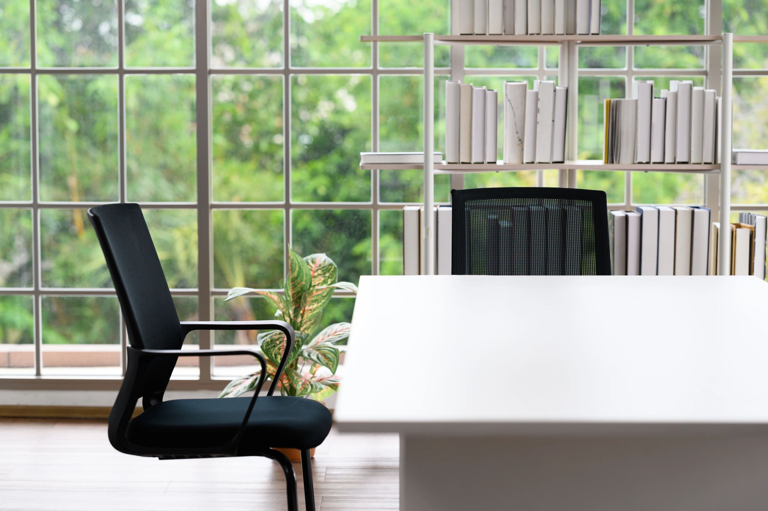 Professional workspace representing digital service delivery